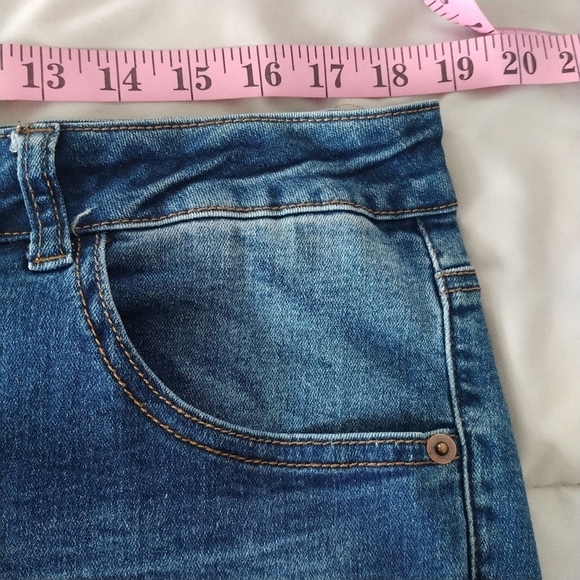 Jack David Distressed Medium Wash Straight Leg Jeans 20 - Picture 8 of 10